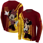 minnesota golden gophers minnie mouse maroon hoodie best selling