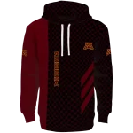 minnesota golden gophers monogram pattern maroon hoodie best selling