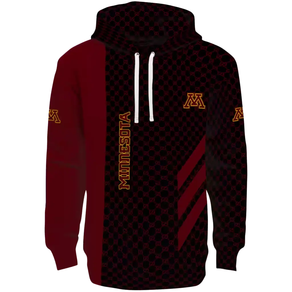 minnesota golden gophers monogram pattern maroon hoodie best selling minnesota golden gophers monogram pattern maroon hoodie best selling