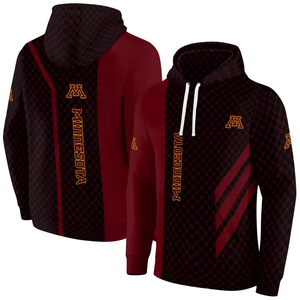 minnesota golden gophers monogram pattern maroon hoodie fashion forward minnesota golden gophers monogram pattern maroon hoodie fashion forward