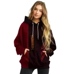 minnesota golden gophers monogram pattern maroon hoodie best selling