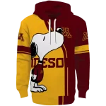 minnesota golden gophers playful snoopy maroon hoodie best selling