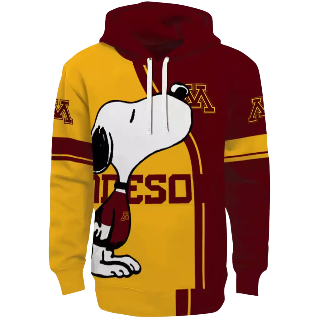 minnesota golden gophers playful snoopy maroon hoodie best selling minnesota golden gophers playful snoopy maroon hoodie best selling