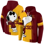 minnesota golden gophers playful snoopy maroon hoodie best selling
