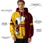minnesota golden gophers playful snoopy maroon hoodie best selling