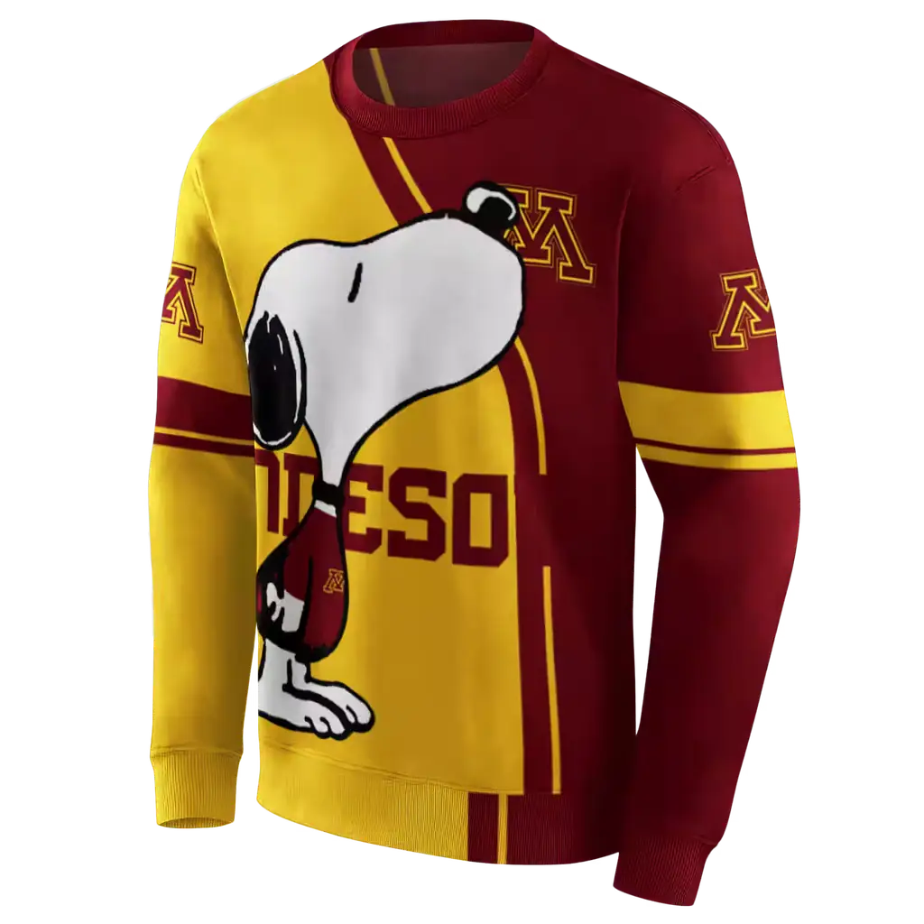 minnesota golden gophers playful snoopy maroon hoodie new arrival minnesota golden gophers playful snoopy maroon hoodie new arrival