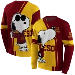 minnesota golden gophers playful snoopy maroon hoodie best selling