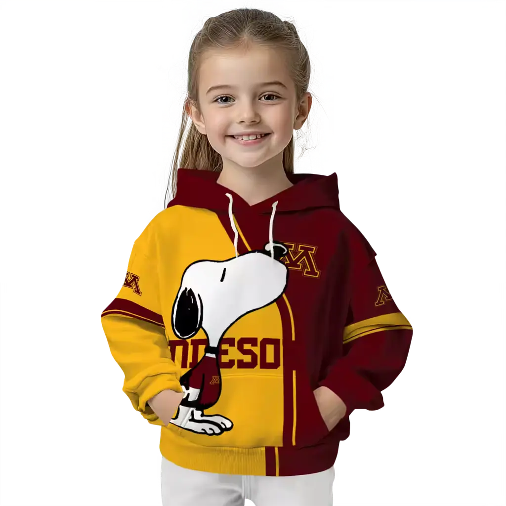 minnesota golden gophers playful snoopy maroon hoodie top rated minnesota golden gophers playful snoopy maroon hoodie top rated