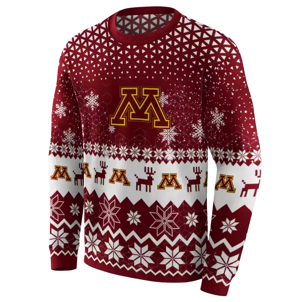 minnesota golden gophers reindeer motif maroon hoodie new arrival minnesota golden gophers reindeer motif maroon hoodie new arrival