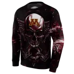minnesota golden gophers skull artwork maroon black hoodie best selling