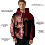 minnesota golden gophers skull motif maroon black hoodie best selling
