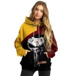 minnesota golden gophers skull punisher gold black hoodie best selling