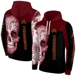 minnesota golden gophers sugar skull maroon black hoodie best selling