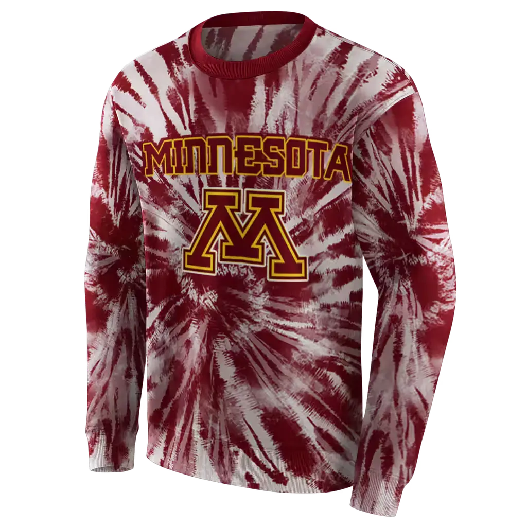 minnesota golden gophers tie dye pattern maroon hoodie new arrival minnesota golden gophers tie dye pattern maroon hoodie new arrival