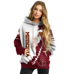 minnesota golden gophers triangular pattern maroon white hoodie best selling
