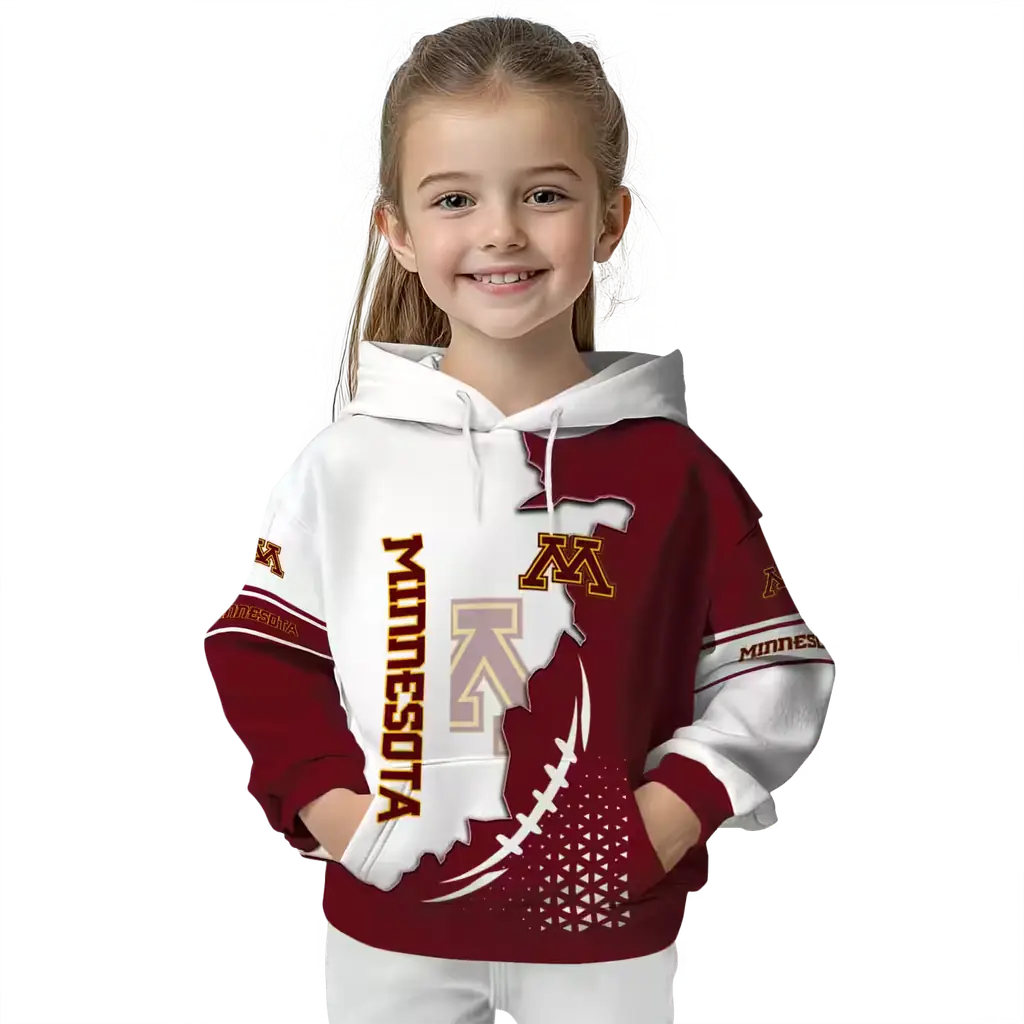 minnesota golden gophers triangular pattern maroon white hoodie top rated minnesota golden gophers triangular pattern maroon white hoodie top rated