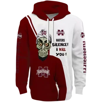 mississippi state bulldogs achmed skull maroon hoodie best selling