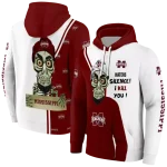 mississippi state bulldogs achmed skull maroon hoodie best selling