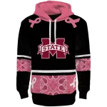 mississippi state bulldogs awareness ribbon black pink hoodie best selling