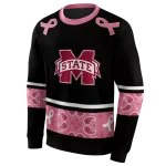 mississippi state bulldogs awareness ribbon black pink hoodie best selling