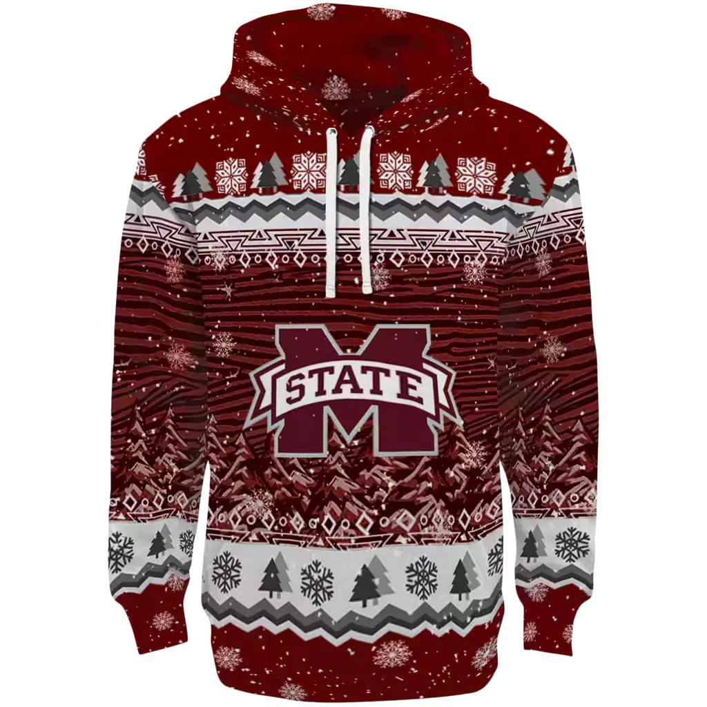 mississippi state bulldogs christmas trees maroon hoodie best selling mississippi state bulldogs christmas trees maroon hoodie best selling