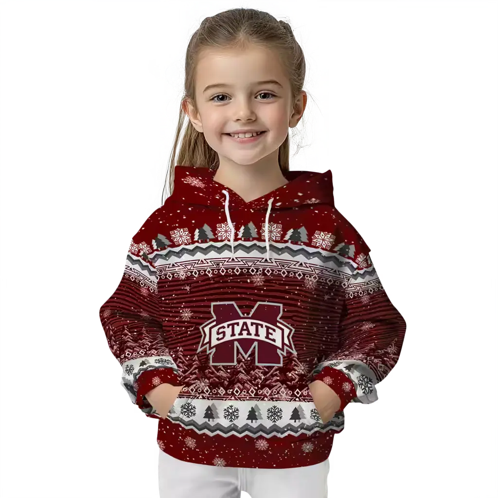 mississippi state bulldogs christmas trees maroon hoodie top rated mississippi state bulldogs christmas trees maroon hoodie top rated