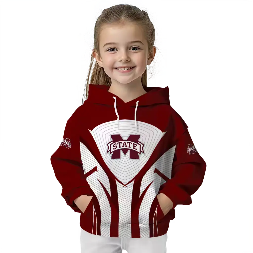 mississippi state bulldogs concentric lines maroon black hoodie top rated mississippi state bulldogs concentric lines maroon black hoodie top rated