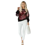 mississippi state bulldogs demonic skull maroon black hoodie best selling