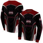 mississippi state bulldogs futuristic pattern maroon black hoodie best selling