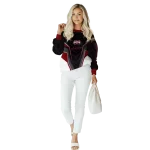 mississippi state bulldogs futuristic pattern maroon black hoodie best selling