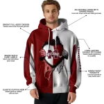 mississippi state bulldogs heartbeat graphic maroon hoodie best selling