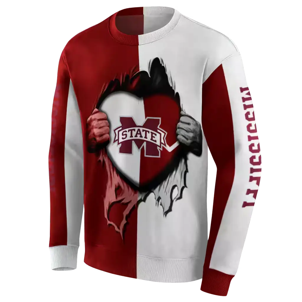 mississippi state bulldogs heartbeat graphic maroon hoodie new arrival mississippi state bulldogs heartbeat graphic maroon hoodie new arrival