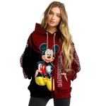 mississippi state bulldogs mickey mouse maroon black hoodie best selling