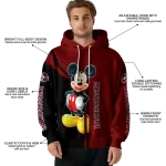 mississippi state bulldogs mickey mouse maroon black hoodie best selling