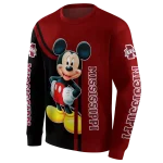 mississippi state bulldogs mickey mouse maroon black hoodie best selling