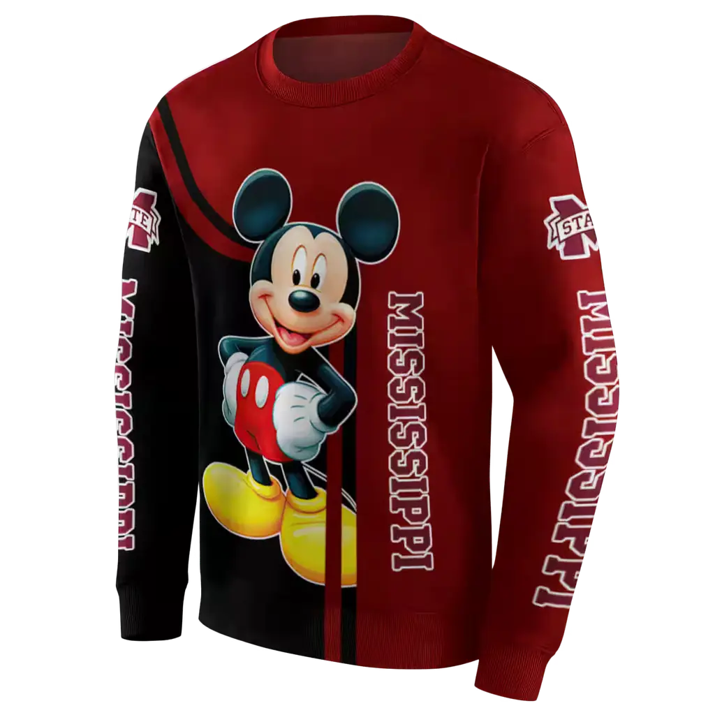 mississippi state bulldogs mickey mouse maroon black hoodie new arrival mississippi state bulldogs mickey mouse maroon black hoodie new arrival