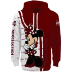 mississippi state bulldogs minnie mouse maroon hoodie best selling