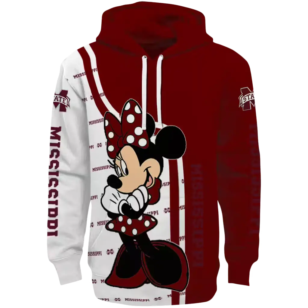 mississippi state bulldogs minnie mouse maroon hoodie best selling mississippi state bulldogs minnie mouse maroon hoodie best selling