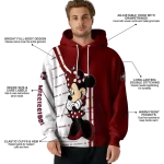 mississippi state bulldogs minnie mouse maroon hoodie best selling