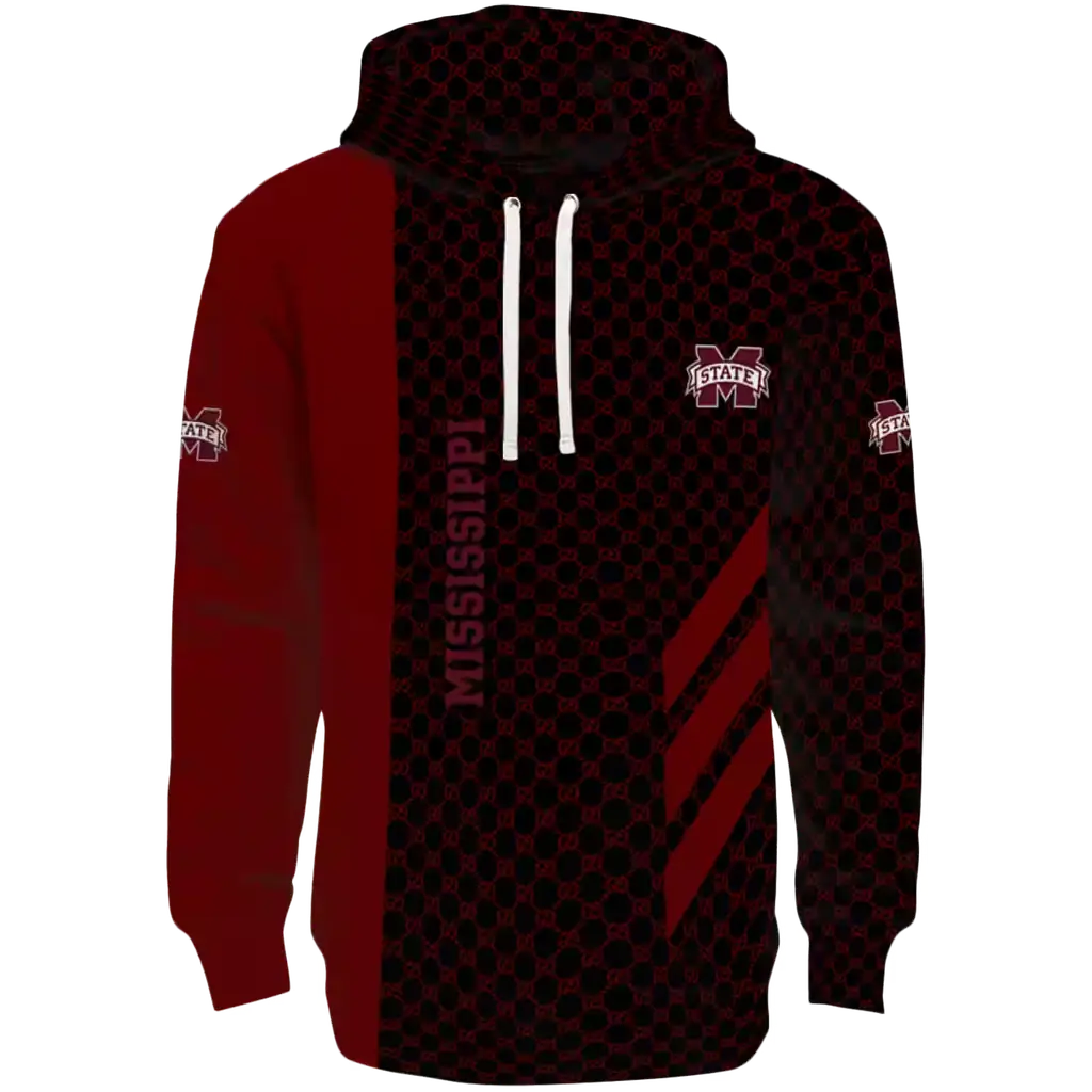 mississippi state bulldogs monogram pattern maroon hoodie best selling mississippi state bulldogs monogram pattern maroon hoodie best selling