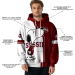 mississippi state bulldogs playful snoopy maroon hoodie best selling