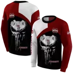 mississippi state bulldogs skull punisher white black hoodie best selling