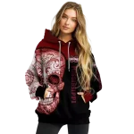 mississippi state bulldogs sugar skull maroon black hoodie best selling