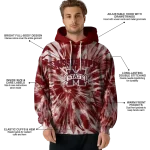 mississippi state bulldogs tie dye pattern maroon hoodie best selling