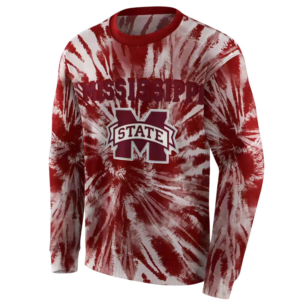mississippi state bulldogs tie dye pattern maroon hoodie new arrival mississippi state bulldogs tie dye pattern maroon hoodie new arrival