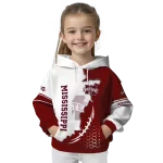 mississippi state bulldogs triangular pattern maroon white hoodie best selling