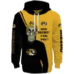 missouri tigers achmed skull black hoodie best selling