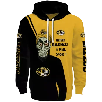 missouri tigers achmed skull black hoodie best selling