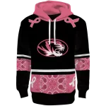 missouri tigers awareness ribbon black pink hoodie best selling