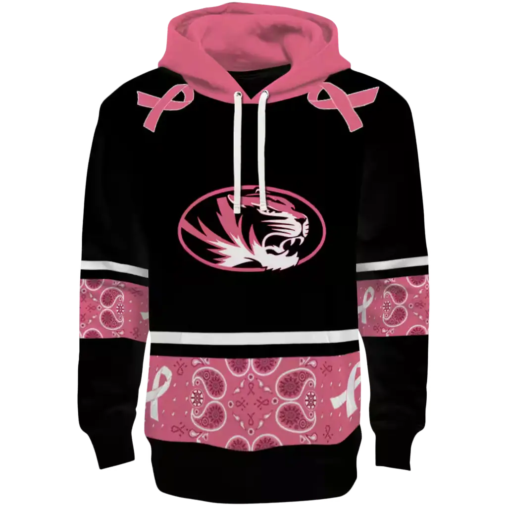 missouri tigers awareness ribbon black pink hoodie best selling missouri tigers awareness ribbon black pink hoodie best selling